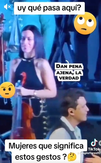 Violinista de Nodal molesta