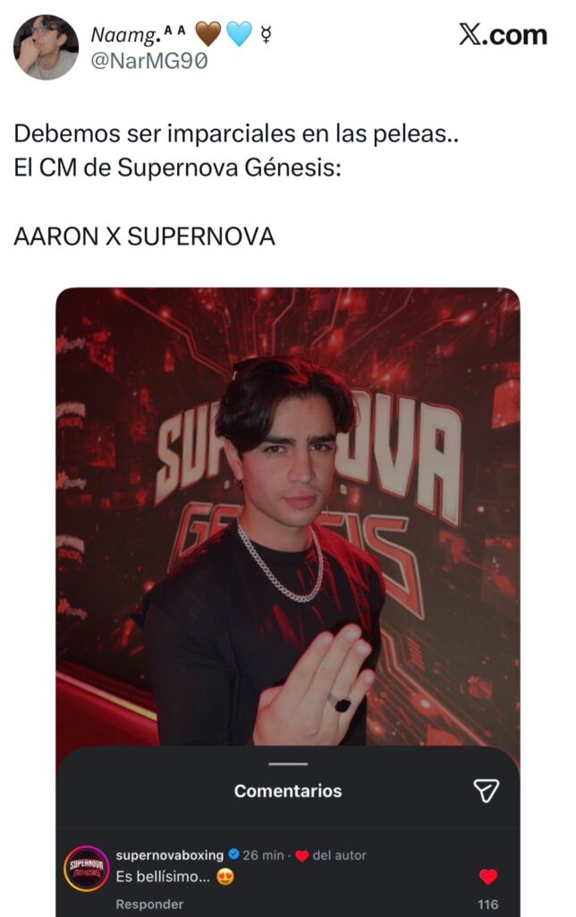 Así reaccionaron las redes al anuncio del Supernova Génesis 2026