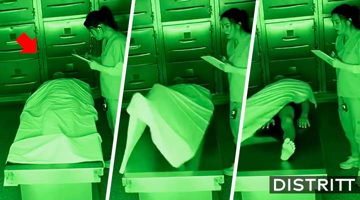 Captan a supuesto cadáver levantándose en la morgue |VIDEO