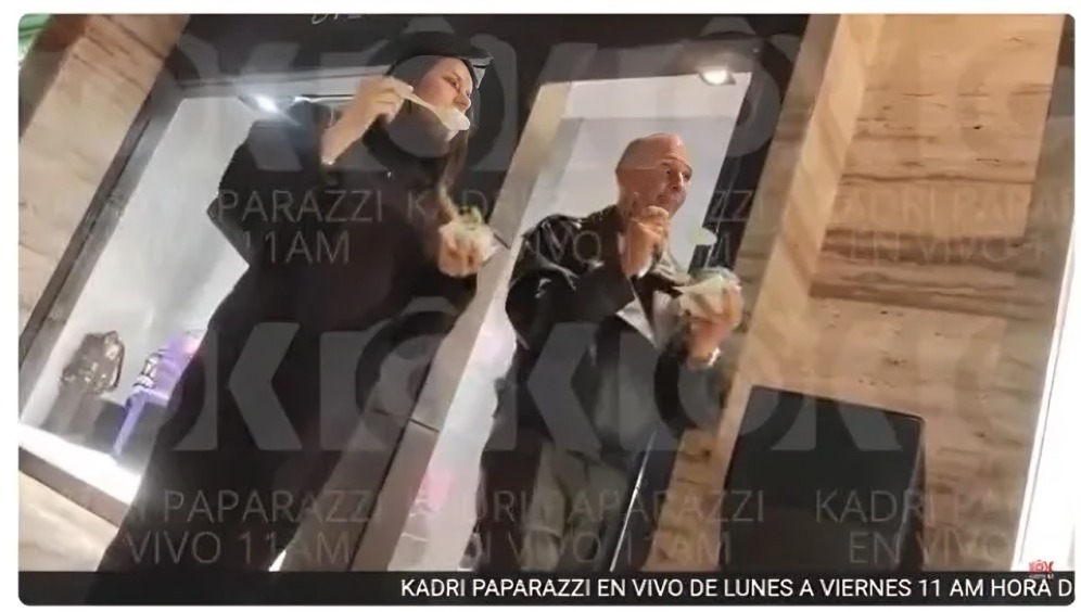 Captan a Erik Rubín con miesteriosa mujer