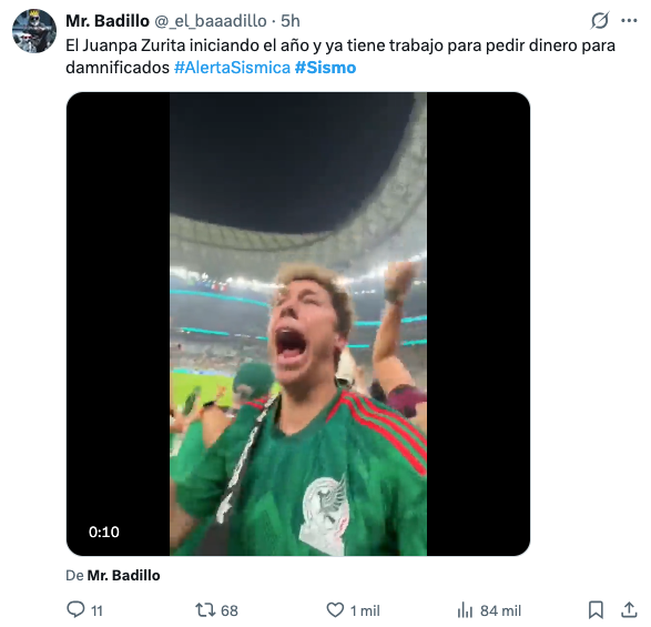 Los mejores memes que dejó el primer sismo de 2026