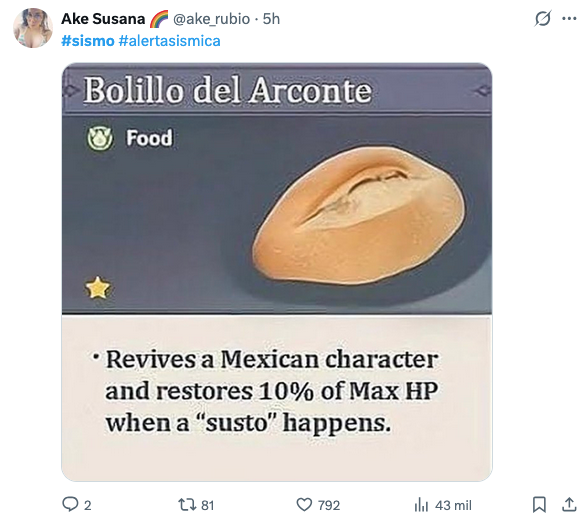 Los mejores memes que dejó el primer sismo de 2026