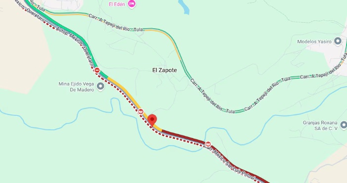 Se registra explosión de pipa con gas en la México-Querétaro