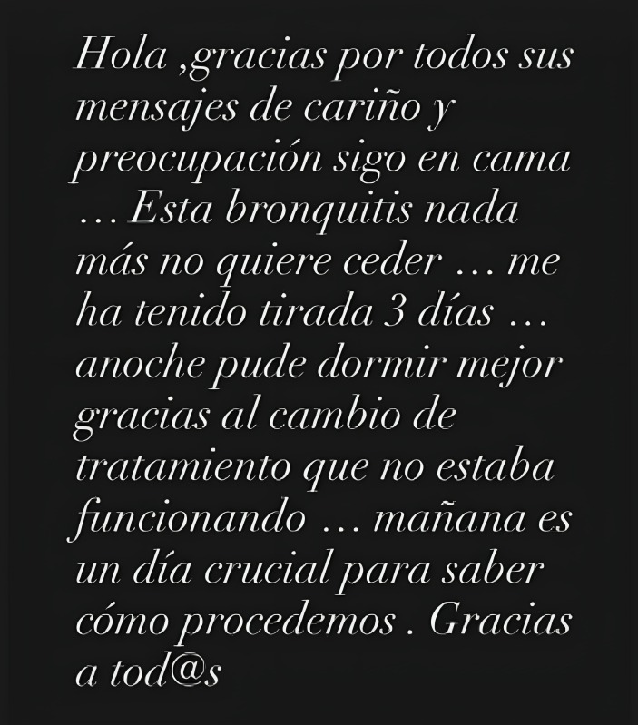 Mar Contreras manda mensaje a sus seguidores