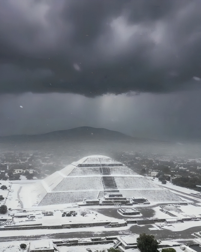 ¿Por qué no es bueno que granice fuerte en Teotihuacán?
