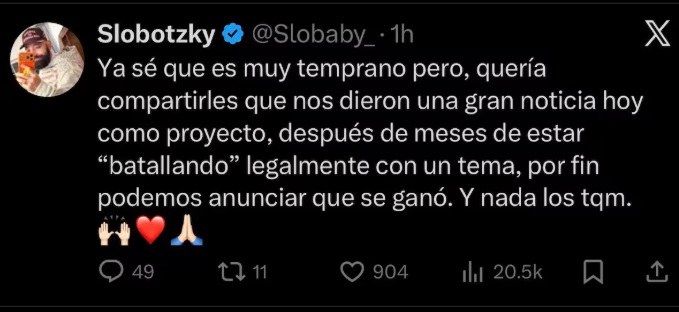 ¿Ricardo Pérez y Slobotzky ganaron la demanda?