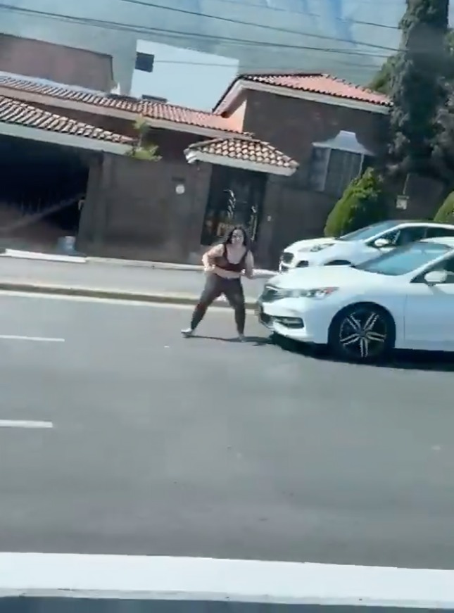 Mujer discute con pareja y se lanza al arroyo vehicular