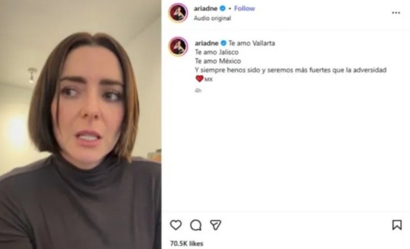 Ariadne Díaz habla de violencia en Jalisco