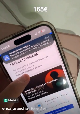 Chica confunde a Bunbury con Bad Bunny
