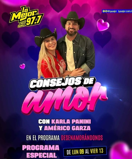 Karla Panini anuncia nuevo programa sobre consejos de amor