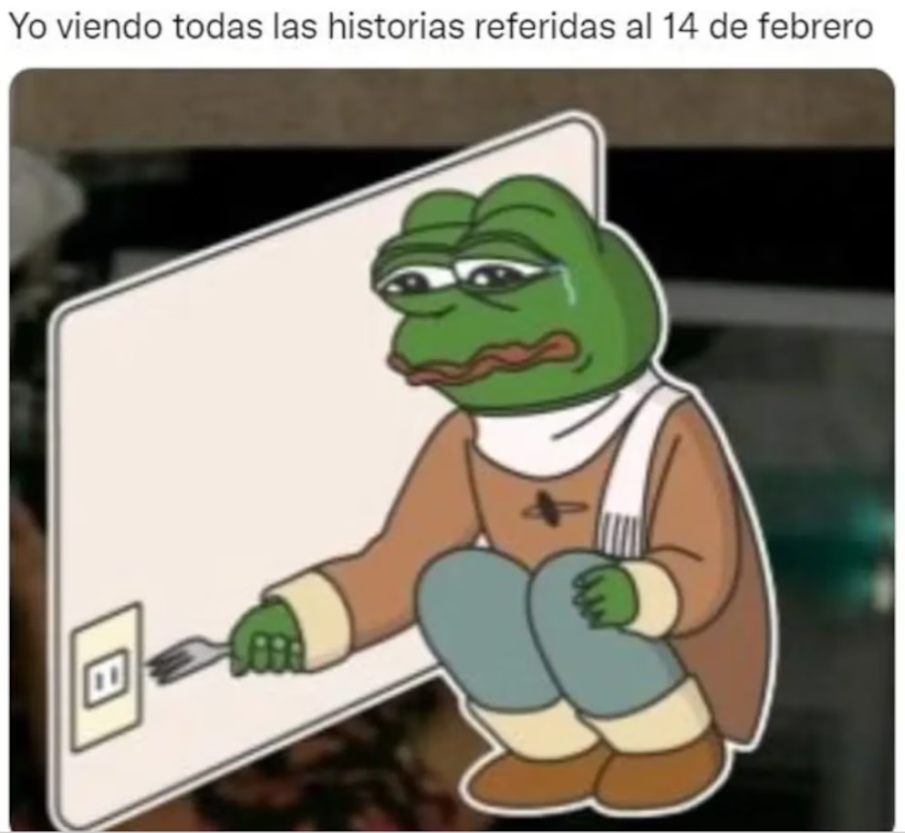 Memes 14 de febrero Pepe