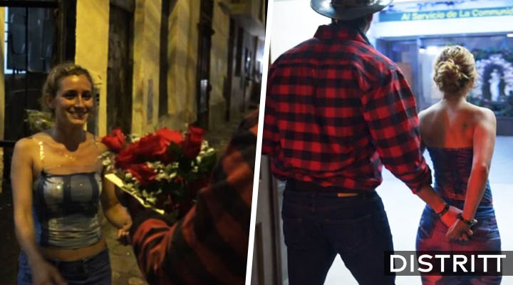 Mujer recibe serenata por San Valentín y termina detenida
