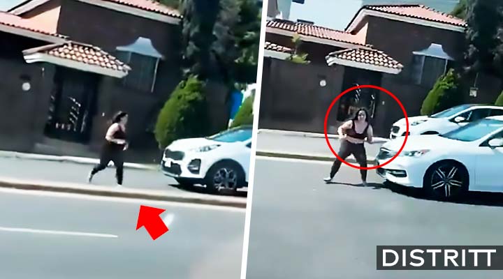 Monterrey. Mujer se lanza a vehículos y la atropellan