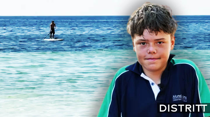 Niño nada 4 horas para salvar a su familia en el mar
