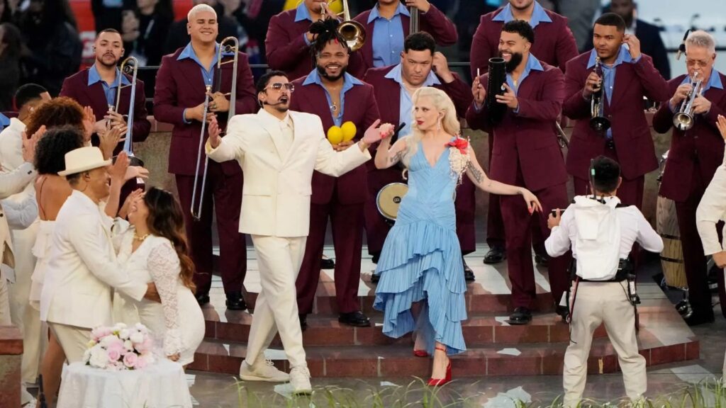 Presentación de Bad Bunny en super bowl