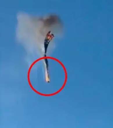 Globo aerostático se incendia en pleno vuelo
