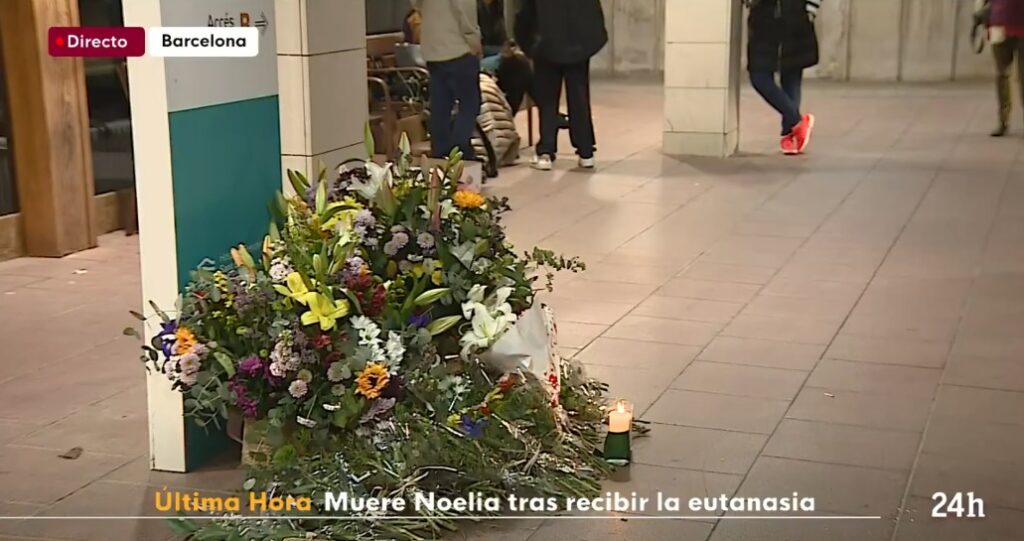 ¿A qué hora recibió la eutanasia Noelia Castillo?