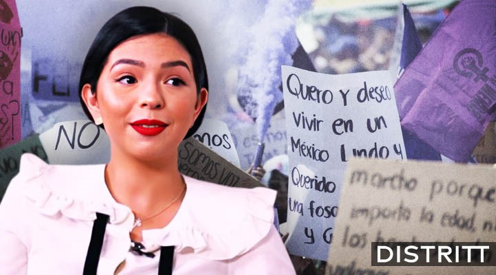 Ángela Aguilar critica ataques entre mujeres durante 8M