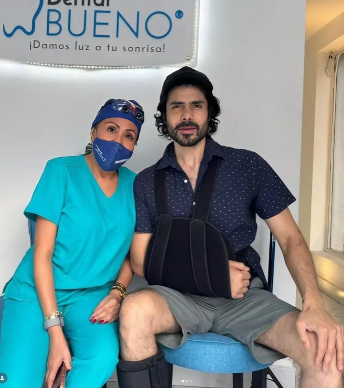 Así luce José Ángel Bichir tras caer de tercer piso