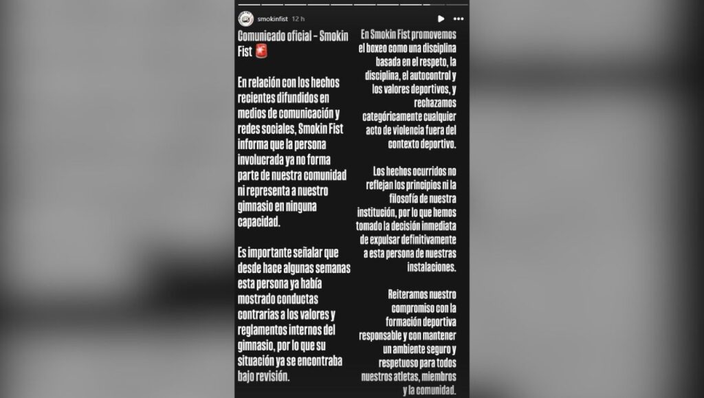 Redes condenan agresión del presunto boxeador