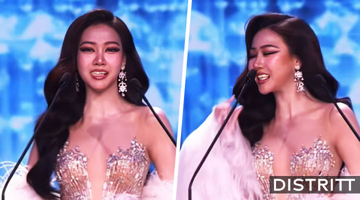 Concursante de Miss Tailandia pierde los dientes en pasarela