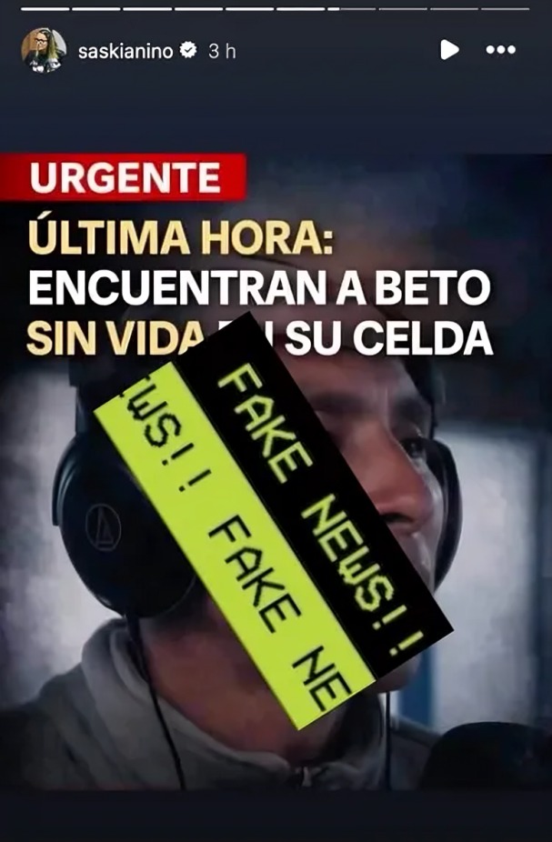 Desmienten muerte de reo que habló sobre Carmen Salinas