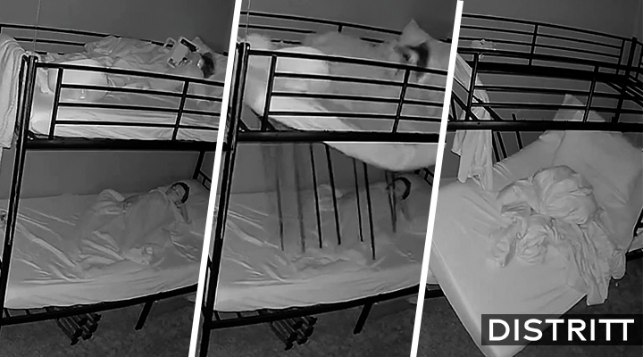 Litera se desploma sobre niño mientras dormía |VIDEO