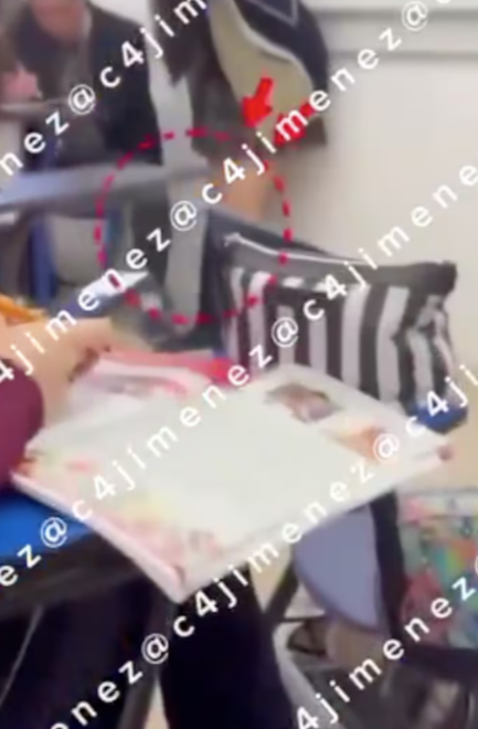 Exhiben a profesor grabando a alumna por debajo de la falda 