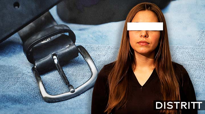 Mujer que agarró a su esposo a cinturonazos narra su versión