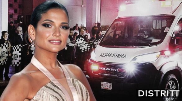 Natalia Jiménez va a fiesta de Carlos Rivera en ambulancia