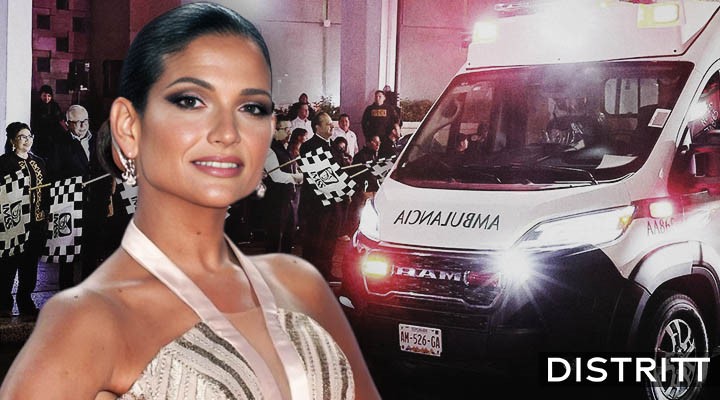 Natalia Jiménez va a fiesta de Carlos Rivera en ambulancia