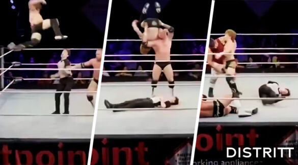 Réferi de lucha libre convulsiona en ring tras golpe |VIDEO