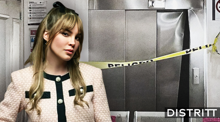 Belinda queda atorada en elevador; así fue el momento |VIDEO