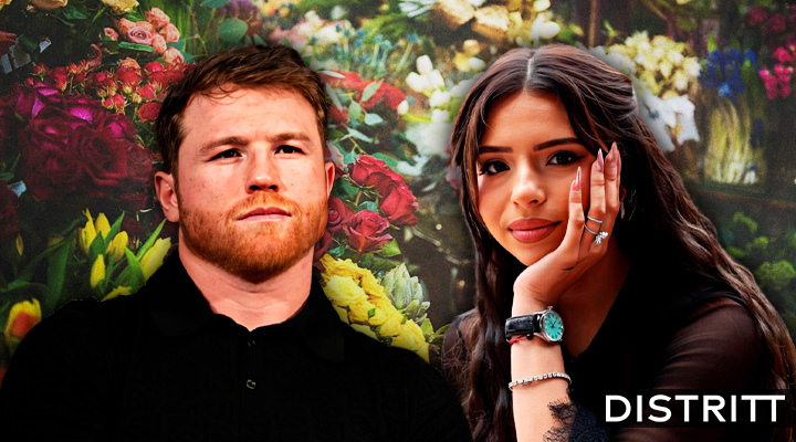 Canelo habría enviado camiones de flores a Ángela Aguilar