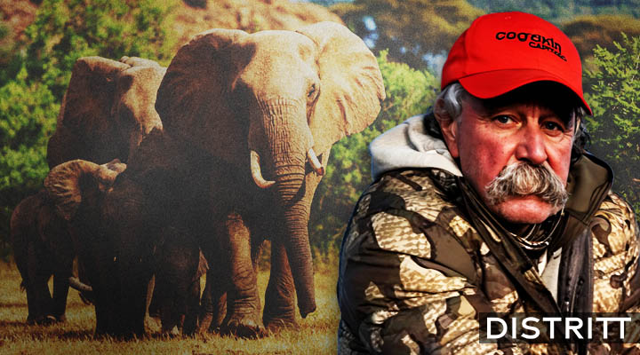 Ernie Dosio. Cazador muere aplastado por cinco elefantes