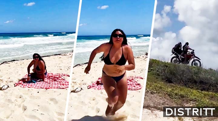 Joven denuncia intento de robo en playa de Cozumel |VIDEO