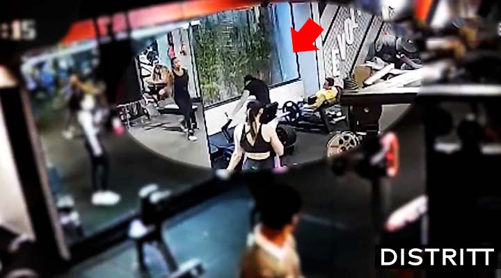 Mujer sufre doble fractura en las rodillas en gym