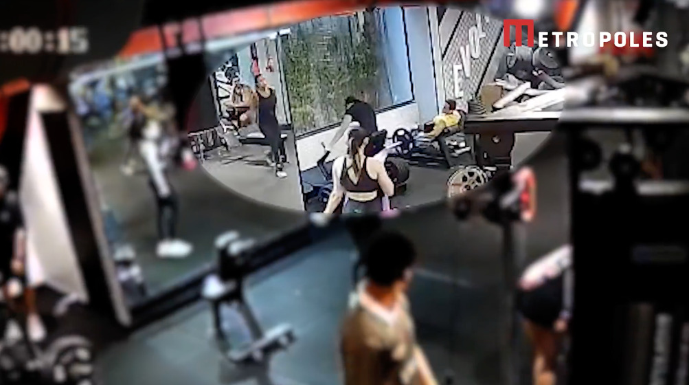 Mujer sufre doble fractura en las rodillas en gym