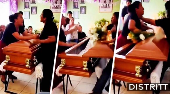 Mujeres pelean durante velorio tras descubrir infidelidad
