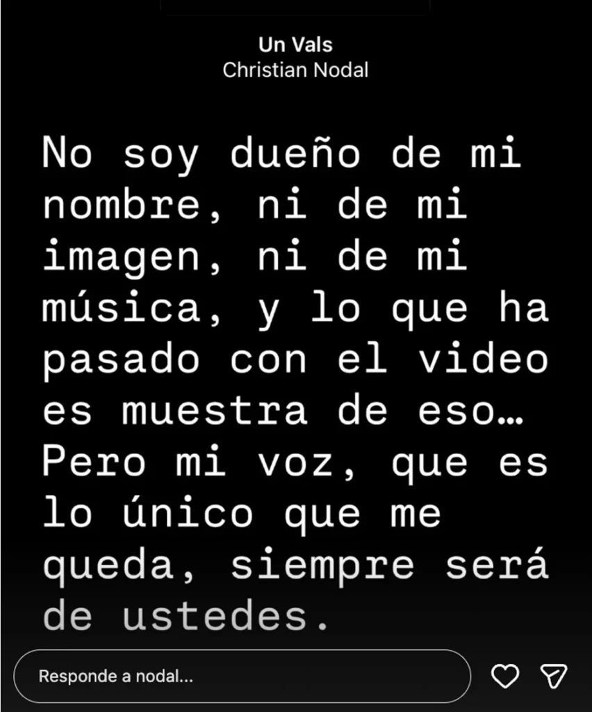 Nodal asegura no ser dueño de su música ni su nombre