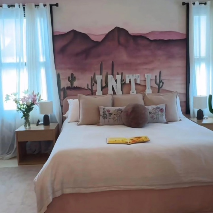 Así es la habitación de Inti en casa de Nodal