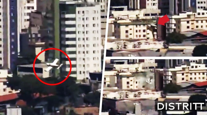 Avioneta choca contra edificio en Belo Horzointe |VIDEO