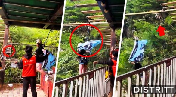 China. Mujer muere tras caer de columpio extremo |VIDEO