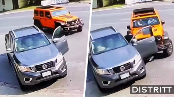 Conductor de Jeep embiste a joven tras pleito en NL