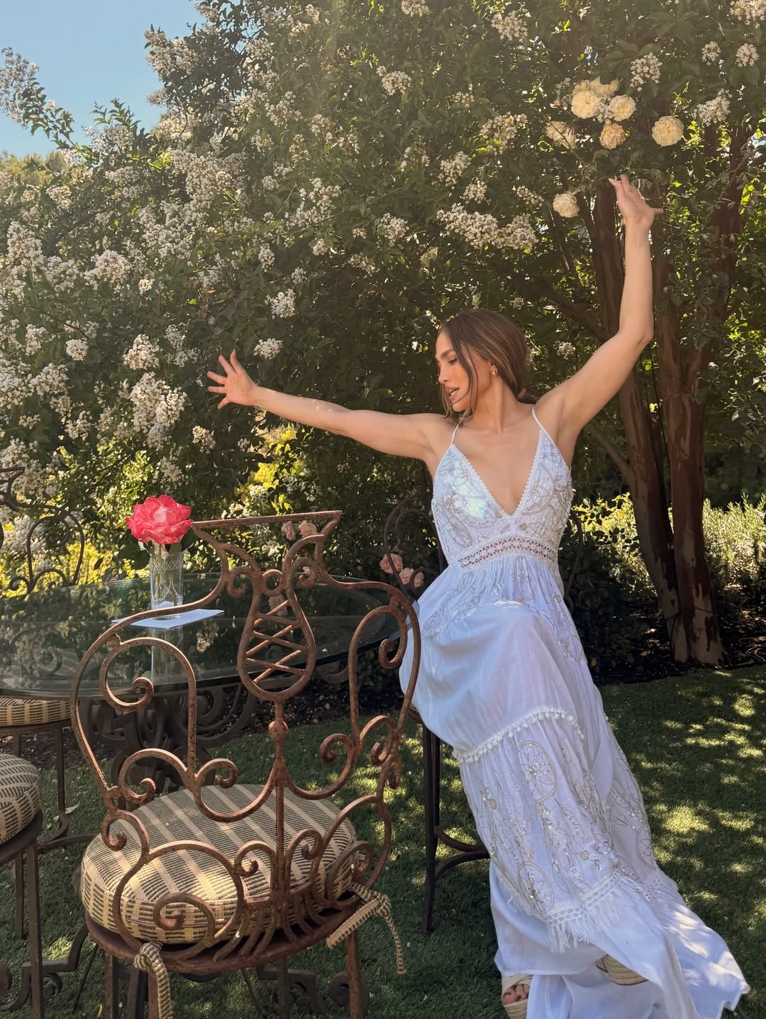 Jennifer Lopez gozando de la vida