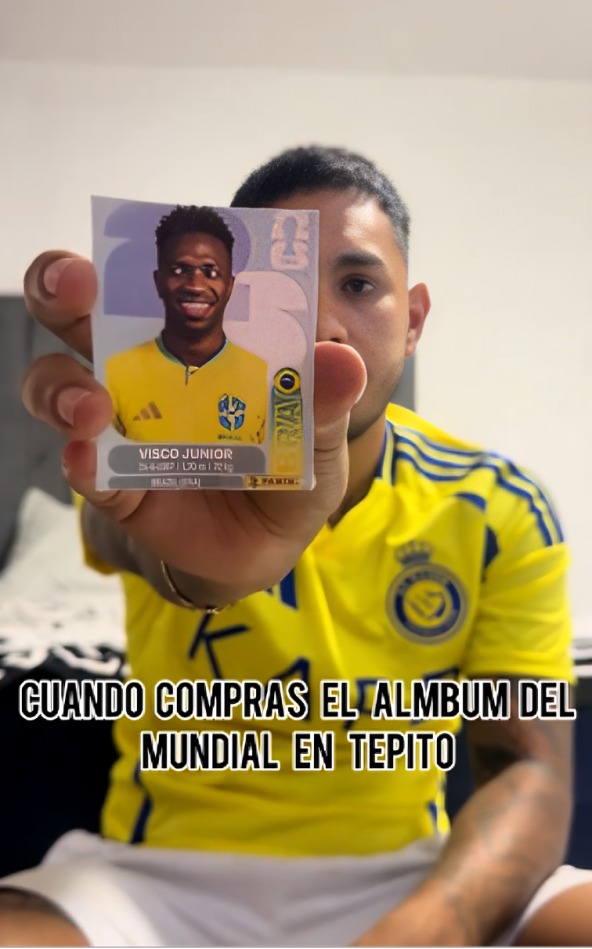 Joven termina decepcionado de álbum del mundial de Tepito