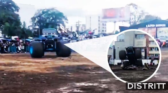 Monster Truck atropella a personas durante exhibición |VIDEO