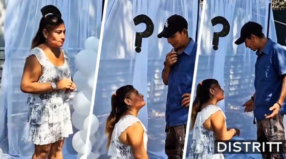Mujer le pide matrimonio a su novio y él la rechaza