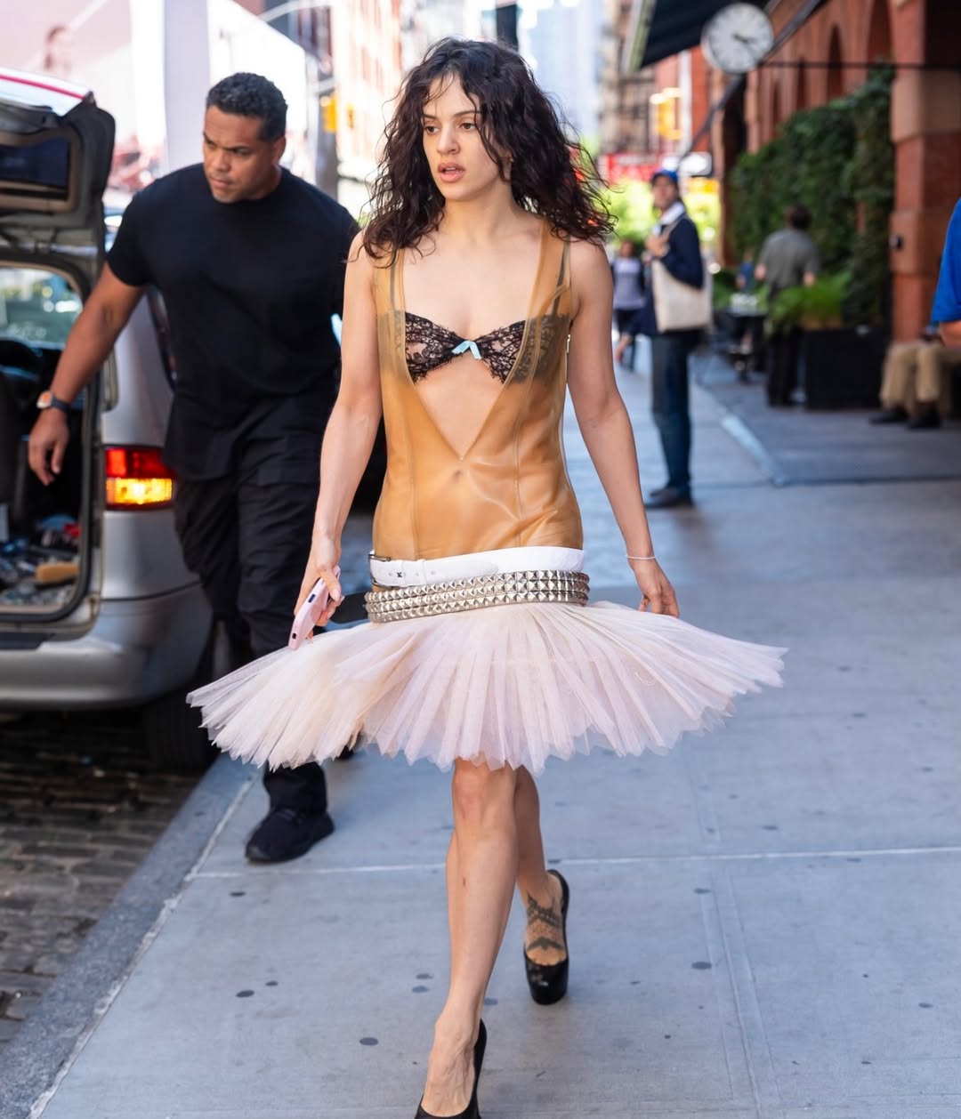 Rosalía en las calles de Nueva York
