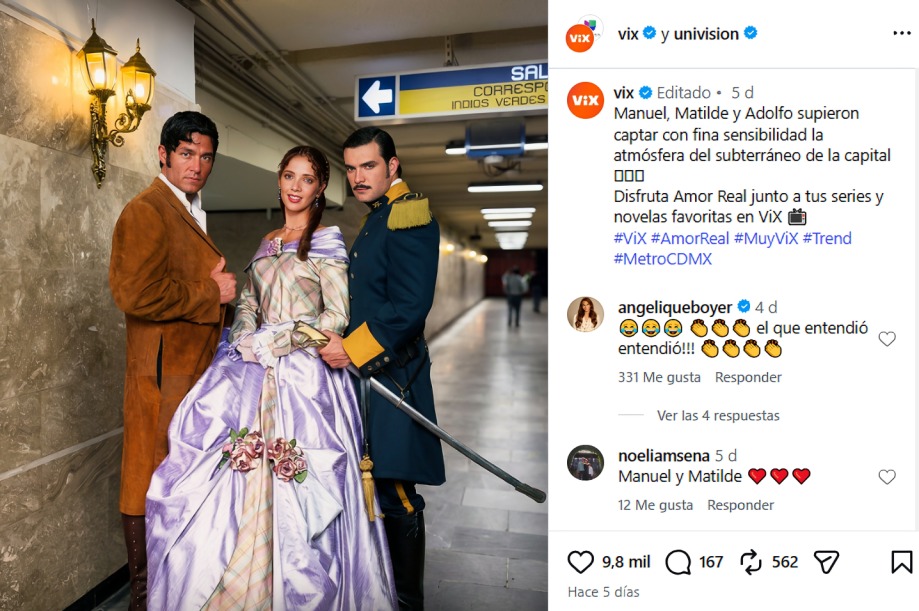 Adela Noriega aparece en estación Hidalgo de la CDMX